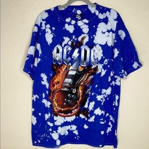 AC/DC Band Tee Tie Dye NWOT
